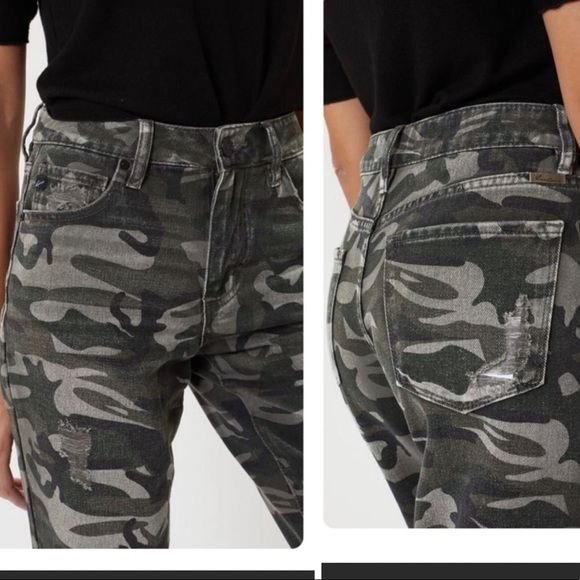 NWT KanCan High Rise Camo Style Estilo Denim Jeans 1/ 24 - Picture 3 of 16